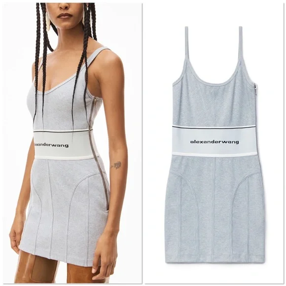 alexander wang ribbed dress
